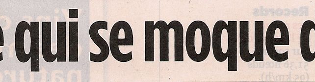 L’homme qui se moque du monde L’homme qui se moque du monde